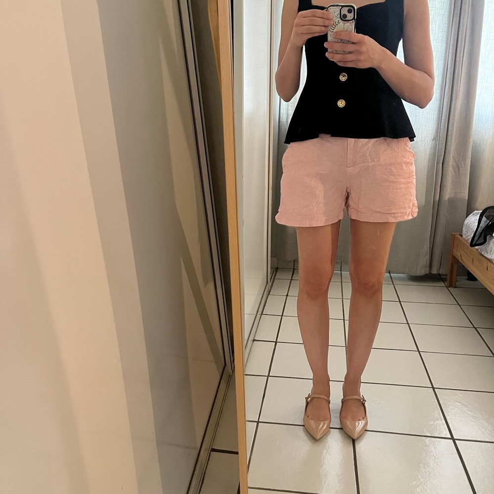Banana Republic Pale Pink Bermuda Shorts